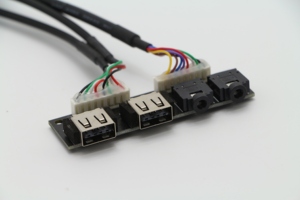 Dual USB 3.0 doppia porta 3.5 Audio PC custodia del Computer pannello anteriore USB interruttore di alimentazione cavo scheda principale supporto OEM ODM - Product Image 6