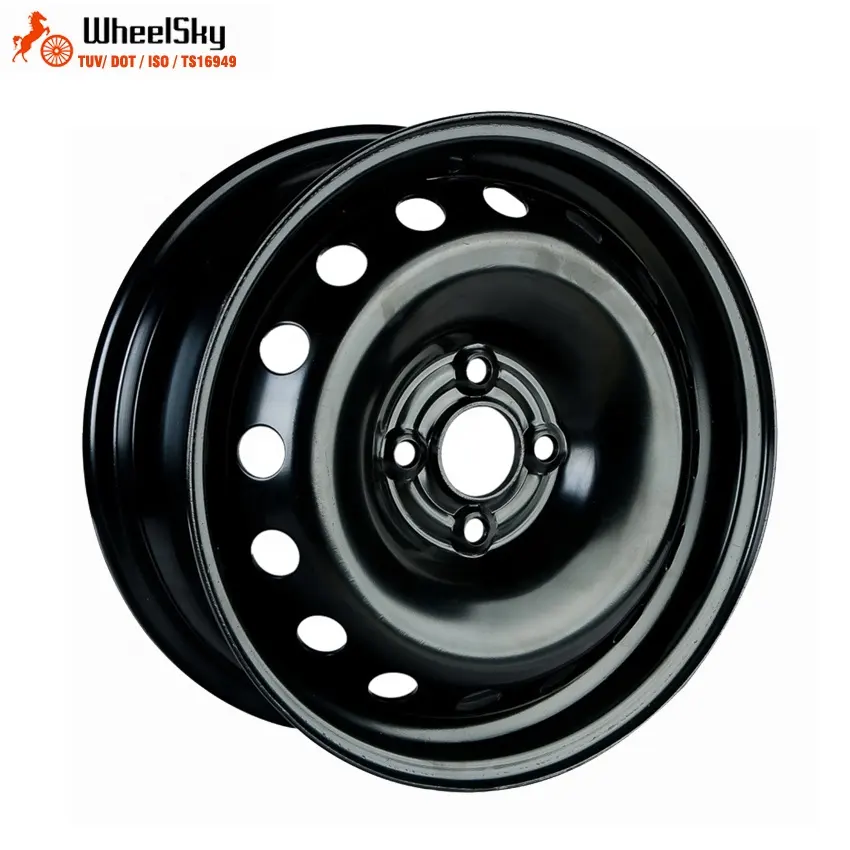 Wheelsky sıcak satış 564202 OEM 15x6 PCD 4x100 jantlar 15 inç araba için çelik jant