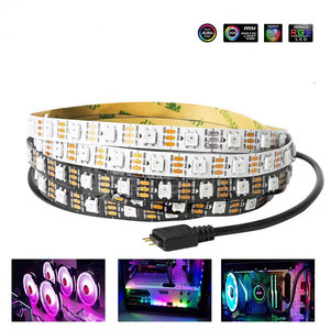 50CM 3-poliger DC5V 60LEDs/m 5050 WS2812B ARGB LED flexibler Streifen für Computer IP20 Nicht wasserdicht - Product Image 2