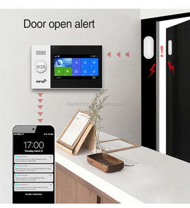 Daytech-Sistema de seguridad para el hogar, kit de sensor de control de aplicación Tuya, wifi, alarma GSM, antirrobo, fuego, humo, ventana, puerta, red PSTN - Product Image 6