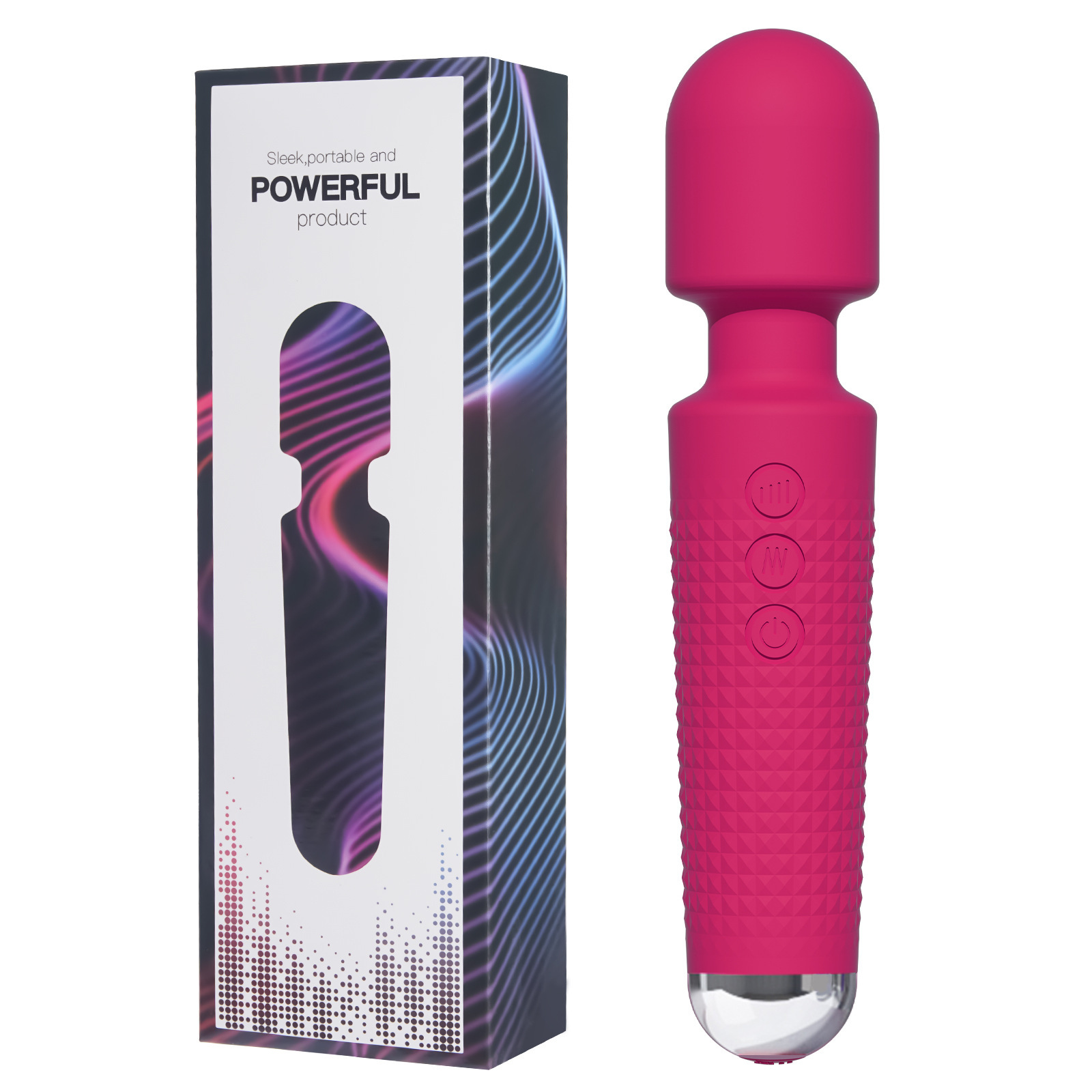 Nuevo palo de diamante rojo rosado - incluye embalaje de plástico.