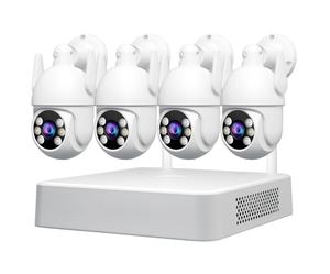 Kit NVR Wireless a 4 Canali con Telecamera di Sicurezza PTZ per Interni ed Esterni, Sistema CCTV di Sicurezza con Monitoraggio Intelligente 2MP - Product Image 2
