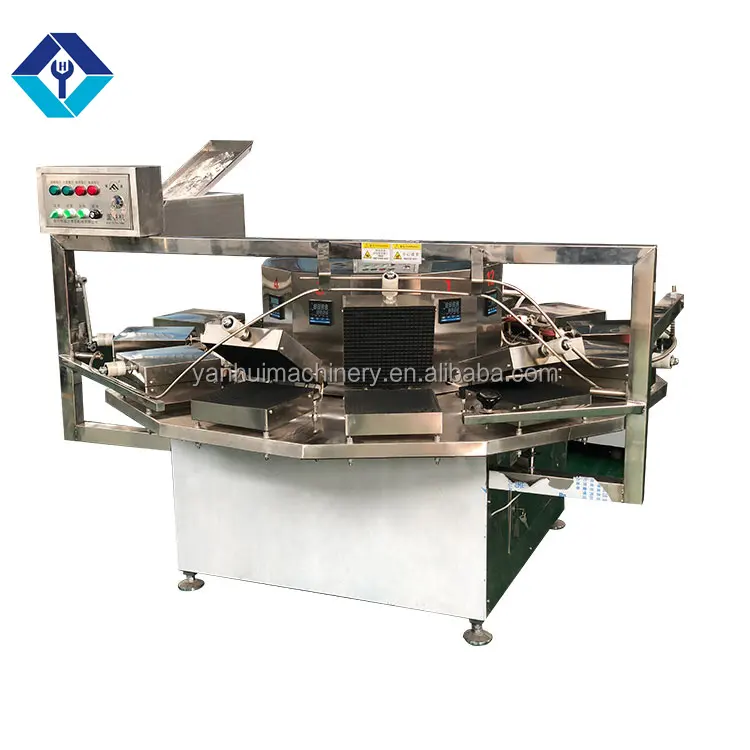 Commercial egg rolls making machine automatic crispy waffle roll snacks machine barquillos making cooking machine for sale