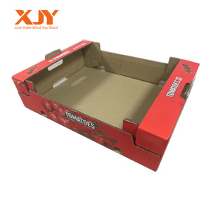 XJY กล่องผลไม้กล่องจัดส่งแอปเปิ้ลบรรจุภัณฑ์กล่องกระดาษแข็งสําหรับผักและผลไม้ - Product Image 3