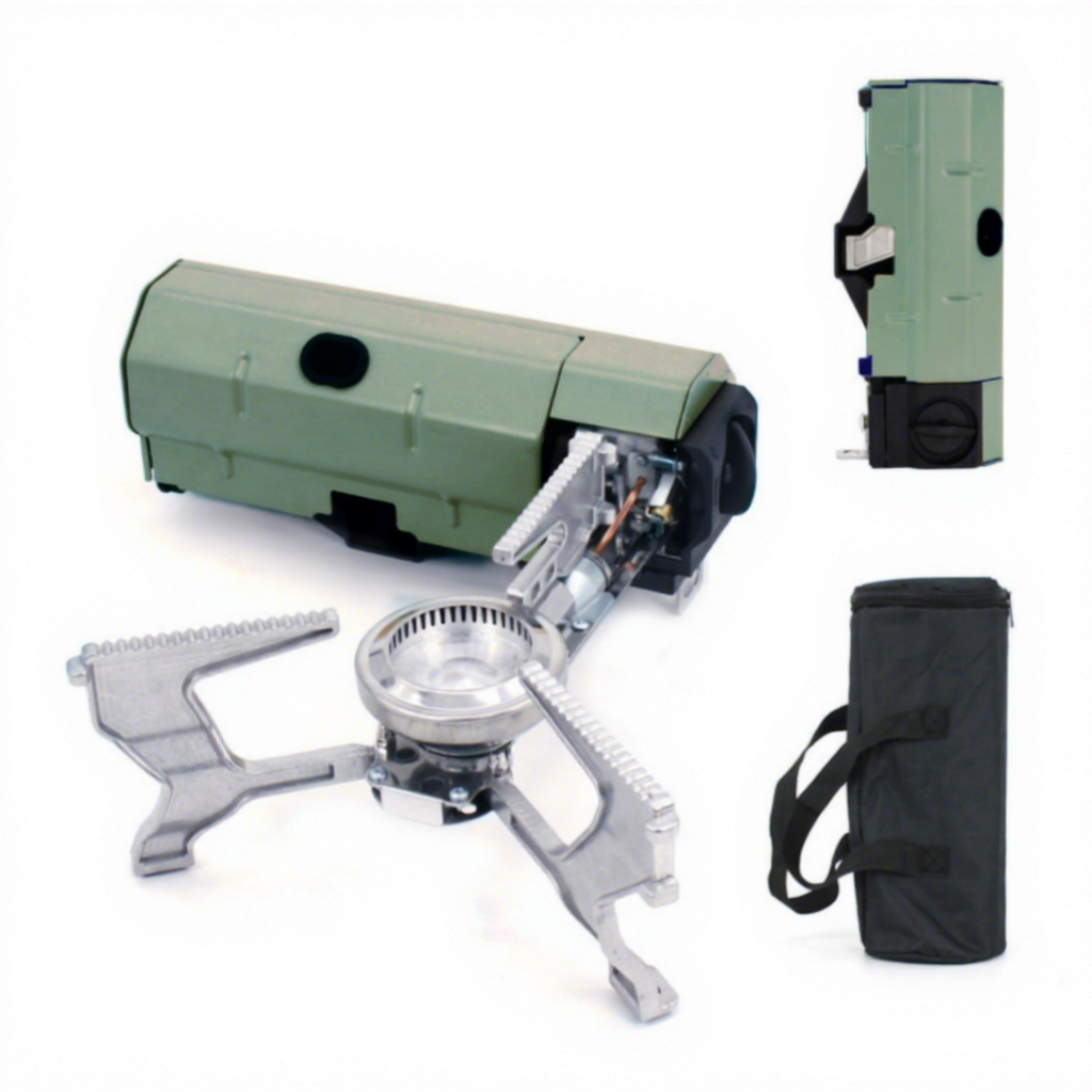 Intelligent explosion-proof card furnace-military green