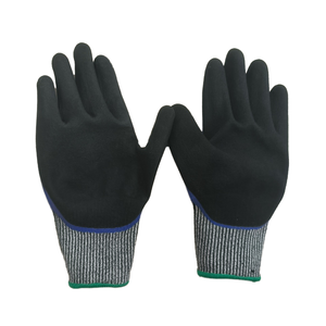 Custom Logo 4532 Mechanical Work Anti Cut Level 5 with Anti-Slip Function Nitrile Coated Work <strong>Gloves</strong> - Product Image 2