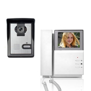 4.3 Inch Clear LCD <strong>Monitor</strong> Wired Video Doorbell Kits, Night Vision <strong>Camera</strong> Door Bell <strong>Intercom</strong> Video Door Phone <strong>System</strong> - Product Image 1