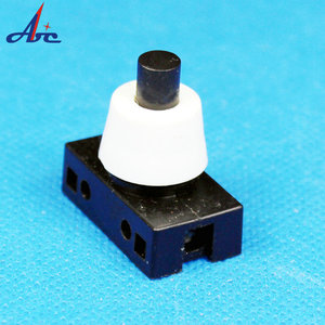 PBS-17A 2A 250VAC EIN AUS SPST Schalter Drucktasten Kunststoff Miniatur verriegelung Druckknopf schalter