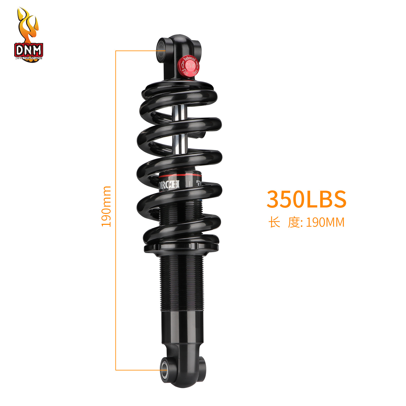 black 190mm 350lbs