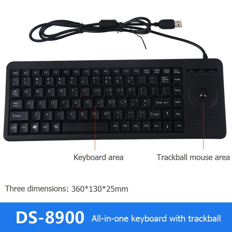 Clavier trackball USB DS-8900
