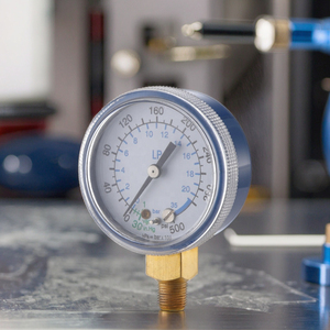 Conjunto de AVAC para Teste Manômetros Tubo Bourdon Montagem Inferior Medidores De Vácuo para Refrigeração HVAC para Manifold de Teste - Product Image 3