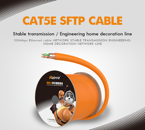 Haje yüksek performanslı CAT5 UTP LAN kablosu RJ45 Modem anahtarı Internet 300 için iletişim kabloları M bakır ağ teli - Product Image 4