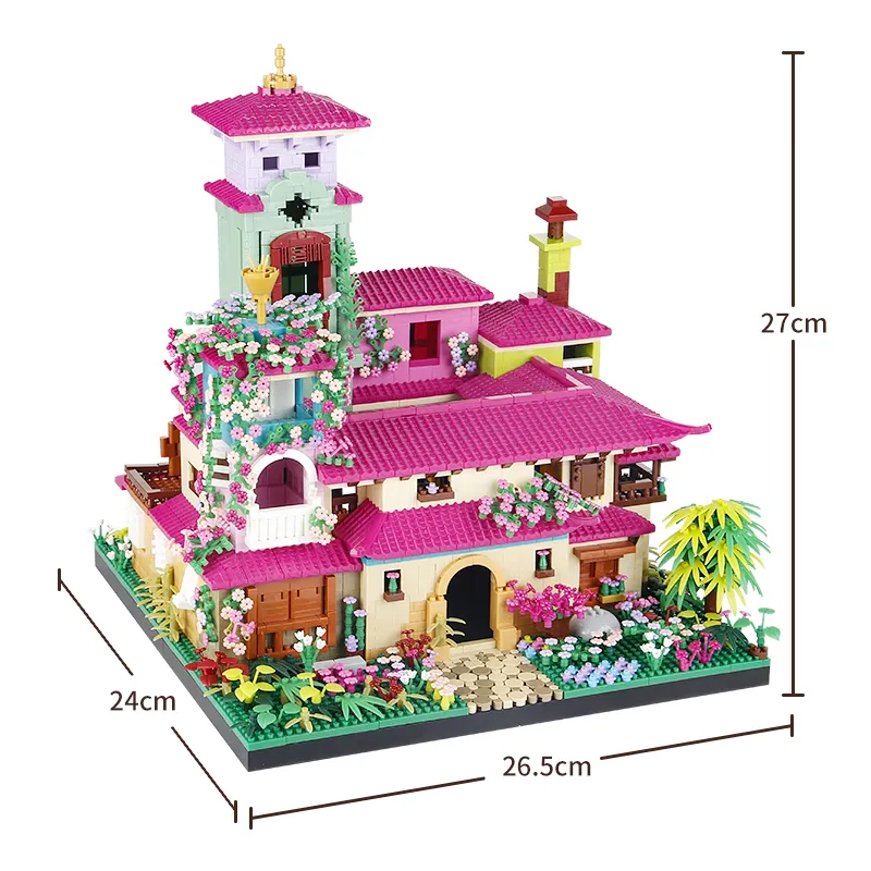 Fabbrica di Shantou moderno castello di costruzione Set per adulti 3960 + pz costruzione giocattolo con scatola di colore di imballaggio per bambini