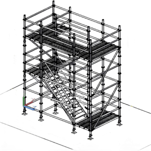 建筑十字杯锁系统用镀锌钢杯形脚手架喷漆脚手架系统 - Product Image 4