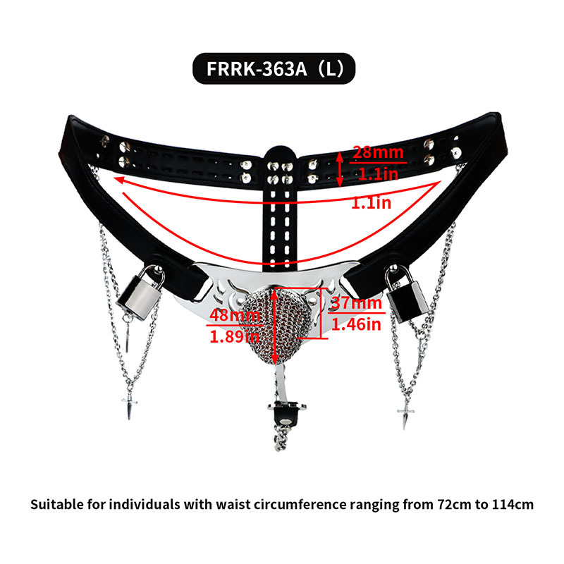 FRRK-363A Long+ceinture-argent