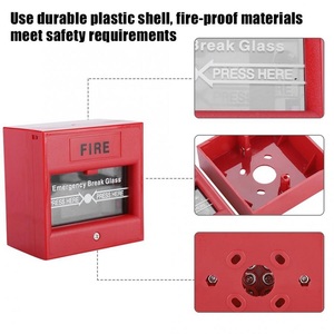 Emergency <strong>Exit</strong> Switch Break Glass Fire Alarm <strong>Push</strong> <strong>Button</strong> for Alarm <strong>System</strong> - Product Image 5