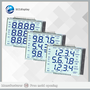 Display personalizzato HTN segmento positivo modulo Display LCD 7 segmento Display a prezzo eccellente 5.0V 12:00 Display a codice segmento - Product Image 6