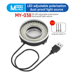 MaAnt MY038显微镜偏振96发光二极管环形灯防眩光显微镜灯照明器焊接修复工业相机