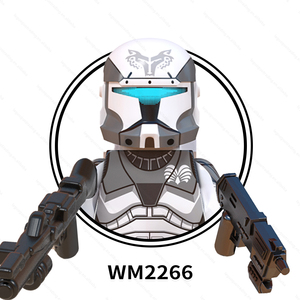 WM6128, juegos educativos de bloques de construcción DIY, figuras de guerra espacial, soldado clon Wolfpack, Capitán, lobos, Comandante, juguetes para niños de plástico - Product Image 6