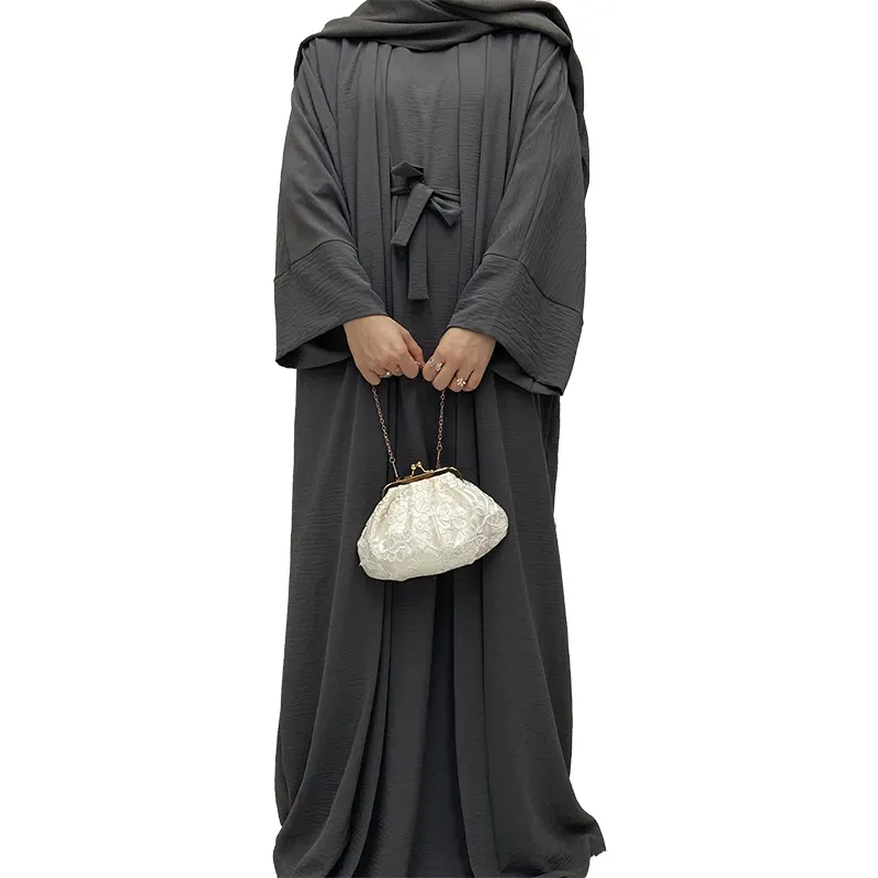Malasia bufanda marroquí egipcio último árabe turco Les Jilbab Hijab estilo diseños vestido al por mayor 2 piezas