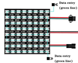 WS2812B светодиодный пиксельный модуль 5050 RGB встроенный 2812 IC адресуемое рассеивание тепла SMD небольшой RGB видео свет - Product Image 4