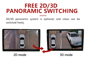 WEMAERユニバーサル3D 360度ラウンドリアビューバードビューサラウンド2G + 32GカーDvr逆4カメラキットパーキングセンサーシステム - Product Image 2