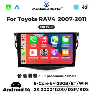 Código Navifly para radio de coche Car-play Auto 2K Sistema de audio de coche para Toyota RAV4 Soporte GPS DSP BT 360 Cámara - Product Image 2