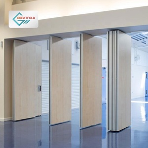 Âm thanh nhà hát trượt di chuyển phân vùng toàn bộ có thể hoạt động tường phân vùng văn phòng hàng Đầu Treo Auditorium trượt Acoustic Bảng điều chỉnh - Product Image 3