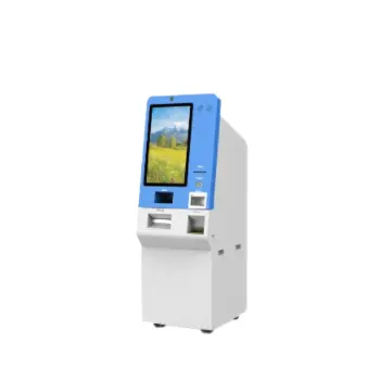 Livre o distribuidor ereto do Bill do tela táctil do serviço do auto e o quiosque do ATM da máquina da troca de moeda
