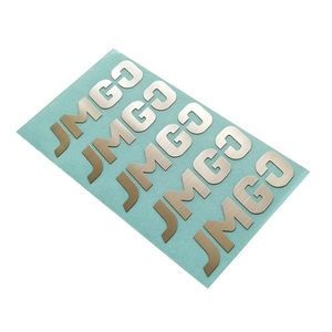 Metal etiketler özel Logo çıkartmaları su geçirmez şeffaf Transfer Metal harfler kabartmalı nikel çıkartması etiket çıkartmaları - Product Image 6