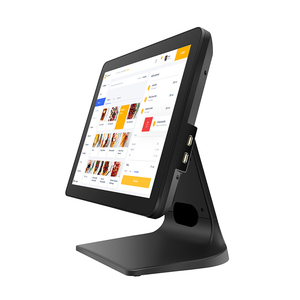 Máquina de dispositivo POS de pantalla táctil capacitiva de 15,6 pulgadas de fábrica con sistemas de caja registradora de software Win10