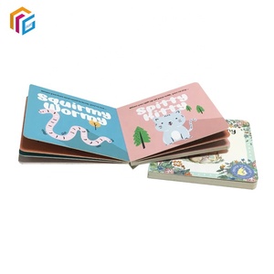 定制动物图片儿童学习书籍定制印刷着色精装纸板儿童绘画书 - Product Image 4