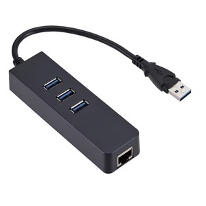 3.0 USB ad alta velocità 3 porta HUB con adattatore Ethernet USB Multi-funzione Lan adattatore Gigabit - Product Image 2