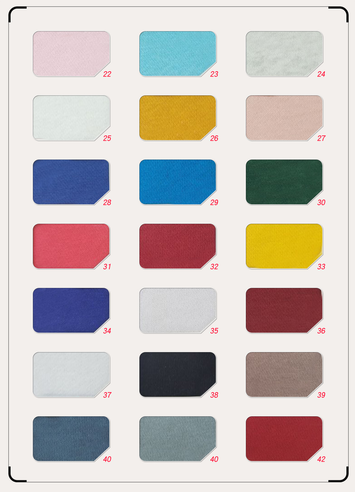 Polaire, 65% Polyester, 35% coton 300GSM, 22-42