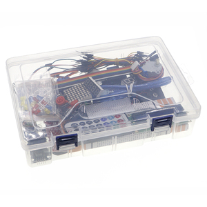 Spedizione gratuita mega 2560 r3 starter kit motore servo RFID ad ultrasuoni RFID relè LCD per arduino