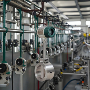 Gaz ölçümü için termal gaz kütlesi girdap akış ölçer yüksek hassasiyetli akış ölçer - Product Image 1