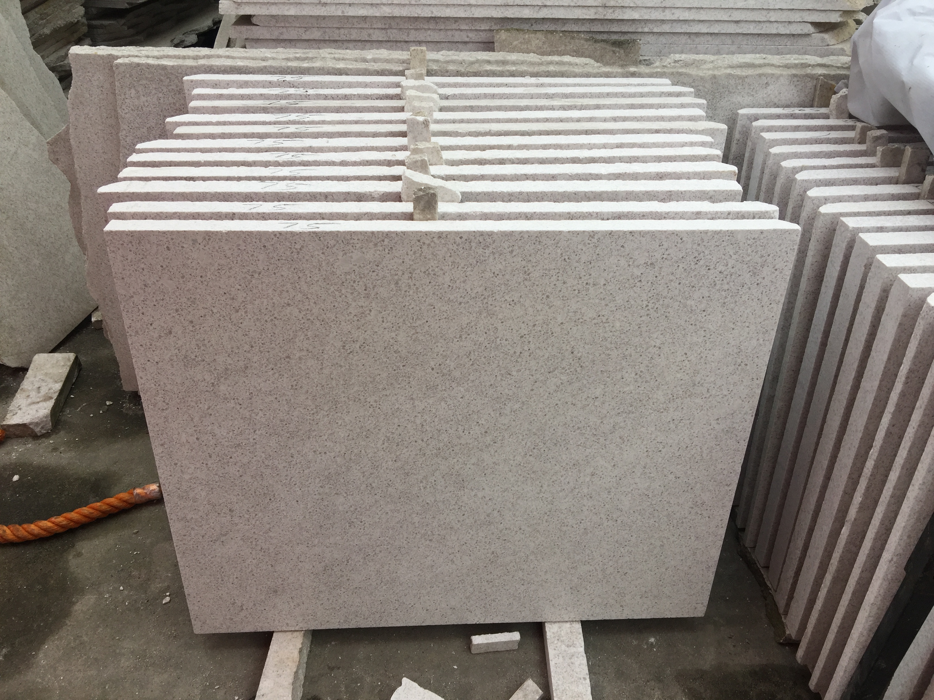pearl white granite big slab cut to size tiles Countertop bathroom vanitytop