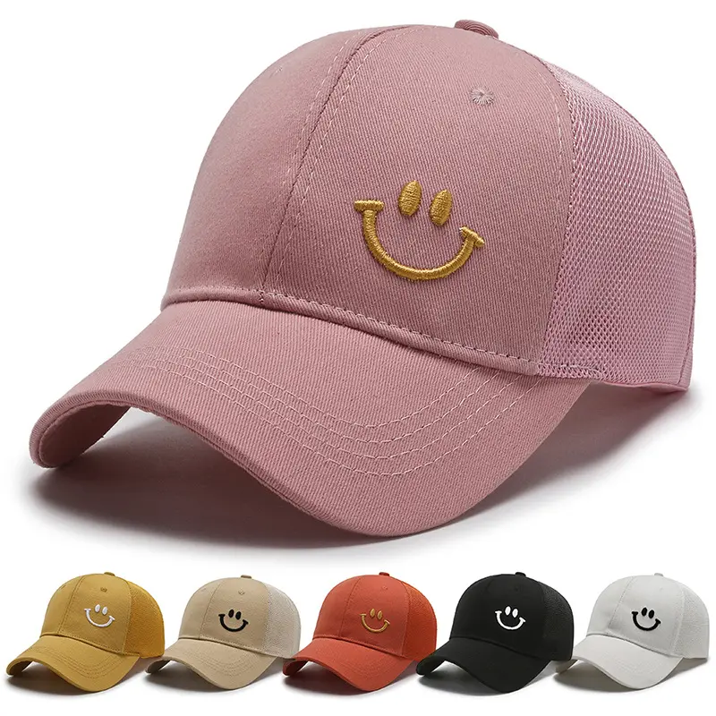 Czelrine Tùy Chỉnh Thêu Logo Nylon Snapback Cap 6 Bảng Điều Chỉnh Richardson 112 Smiley Mặt Trucker Hat