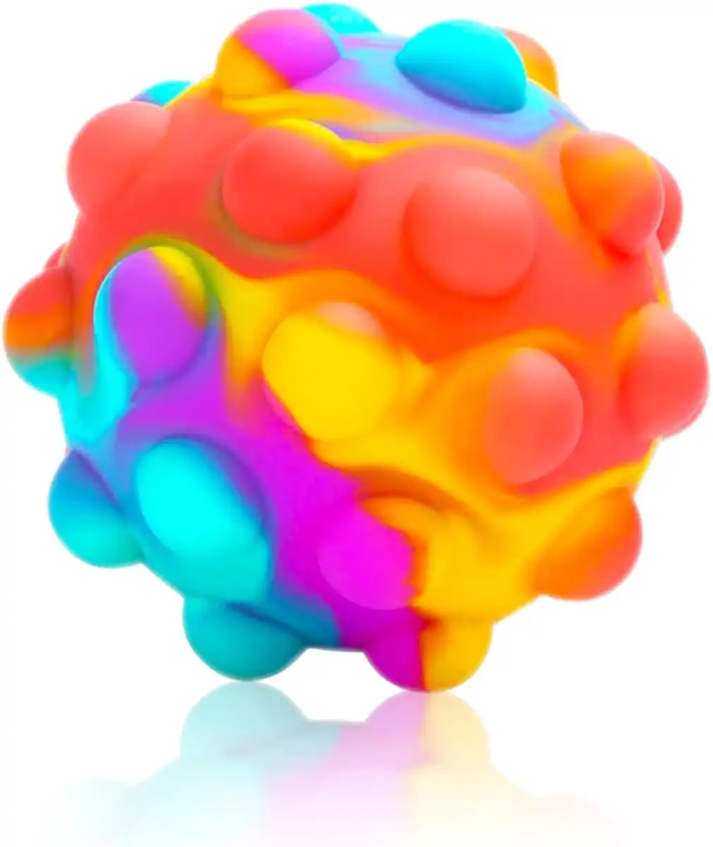 Push Pop 3d Stress Ballen Bubble Fidget Sensorische Speelgoedbal Bulk Squeeze Speelgoed-Voor Autisme, Stress, Angst-Kinderen En Volwassenen