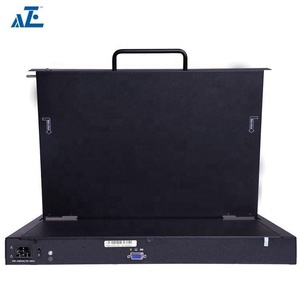 Conmutador KVM de consola VGA 1U de 17,3 pulgadas con 1 puerto para múltiples monitores Producto de montaje en rack 1U en stock - Product Image 2