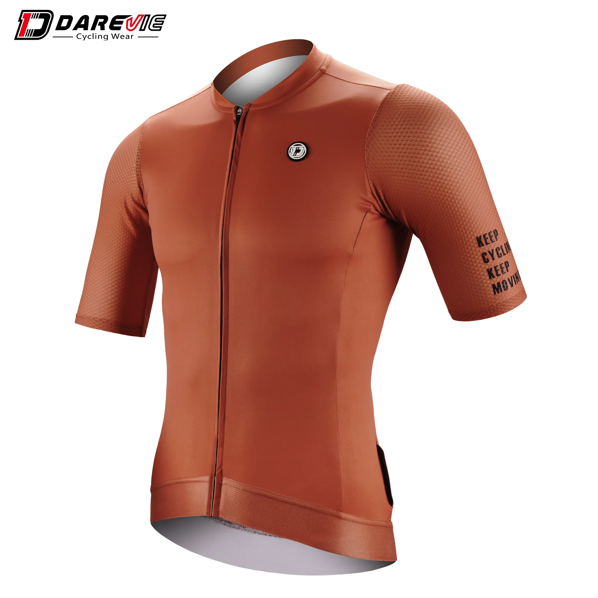 Darevie – maillot de cyclisme personnalisable avec bandes réfléchissantes, haut qui évacue l'humidité