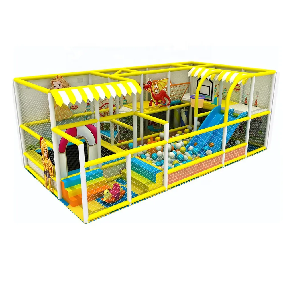 OK Playground Factory colorful customized high quality kids indoor amusement park equipment