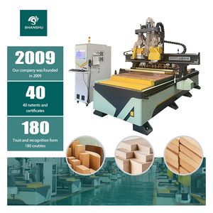 Directly Sold Manufacturer Super Practical <strong>CNC</strong> Engraving Machine Double Saw Blades Automatic Tool Changing <strong>Function</strong> for Wood - Product Image 1