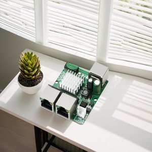 OEM สวิตช์อีเทอร์เน็ตกิกะบิต3พอร์ตโมดูลตัวแยกเครือข่าย PCB ที่ไม่ได้มาตรฐาน