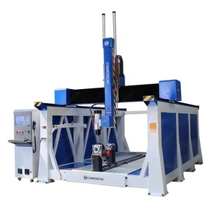 גבוהה Z ציר <span class=keywords><strong>CNC</strong></span> נתב קצף EPS כרסום 5 ציר עם רוטרי ולסובב ציר