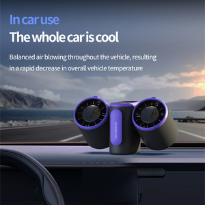 3-In-1 Mini Dual-Head High-Power Draagbare Luchtkoelventilator Voor Gebruik Buitenshuis - Product Image 2