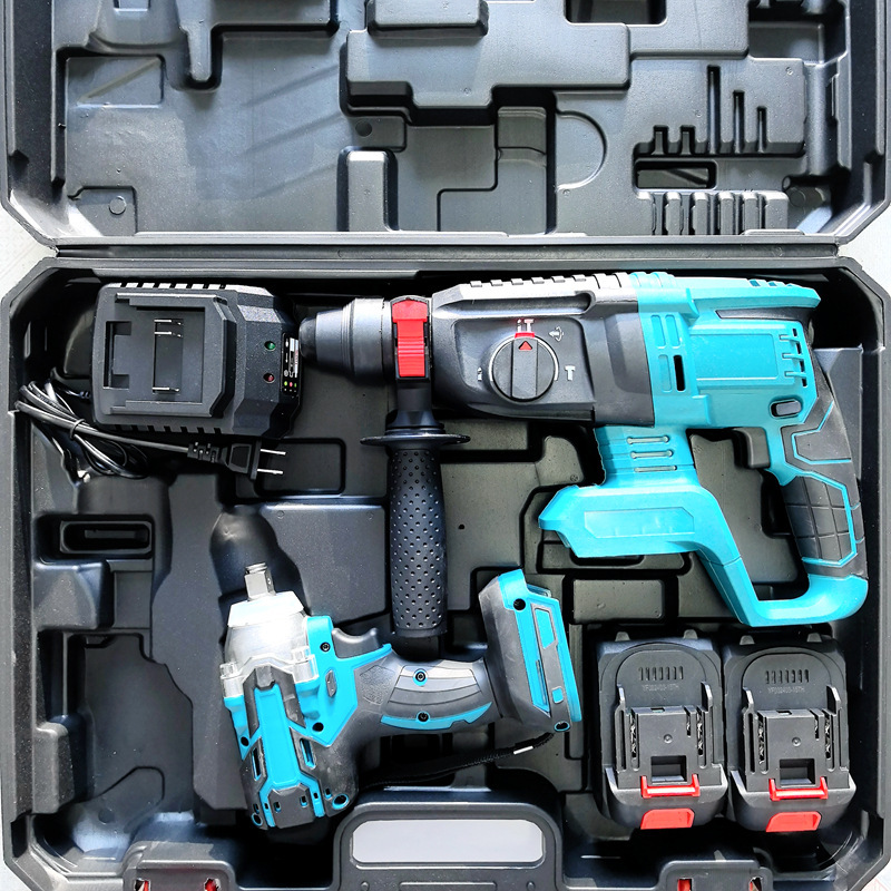 Makita Rotary Hammer + Impact Wrench 2 in 1 Kit