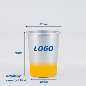 450ml Single-layer Color-changing Aluminum <strong>Cup</strong> with Creative Pattern That Changes Color When Cold and Looks Great - Product Image 3