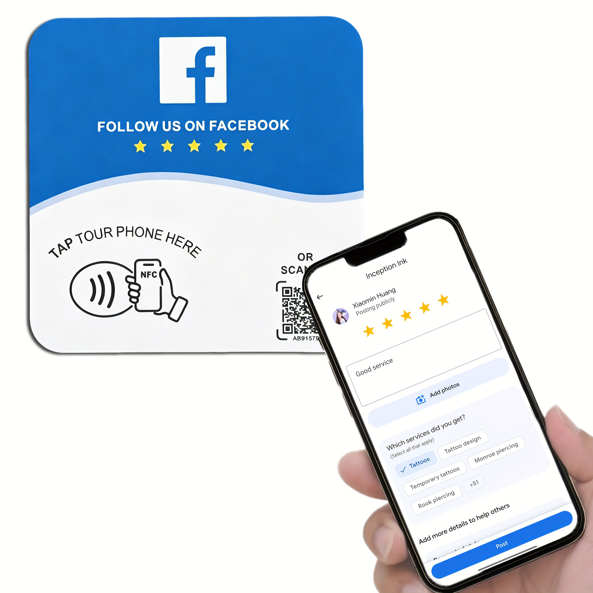 Facebook Square Card