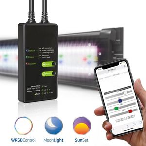 Controlador de luces de acuario RGB rgbw LED RF control remoto inteligente pecera impermeable amanecer puesta de sol 12V controlador LED de acuario - Product Image 4